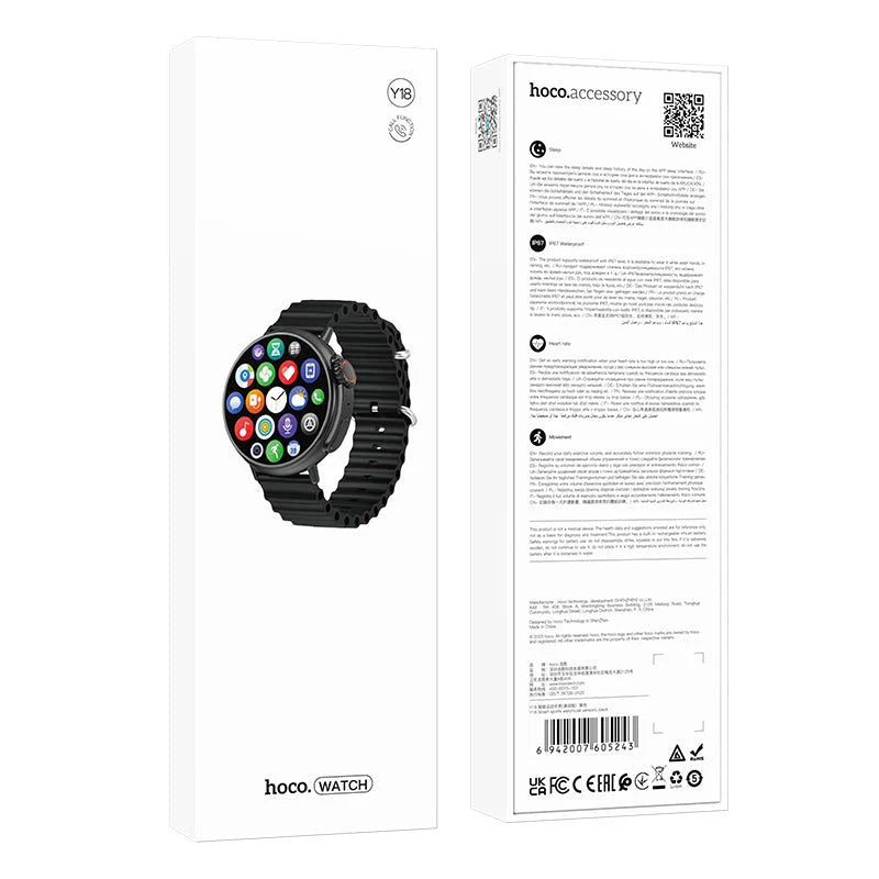 Hoco - Waterproof Smart Watch (Y18)