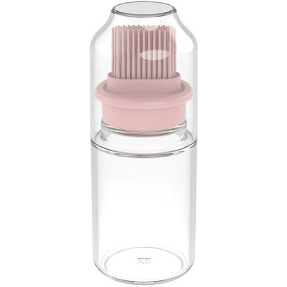 Portable Oil Bottle with Brush Silicone Barbecue Liquid Gadgets High-temperature Kitchen Baking Pastry Barbecue BBQ Tool