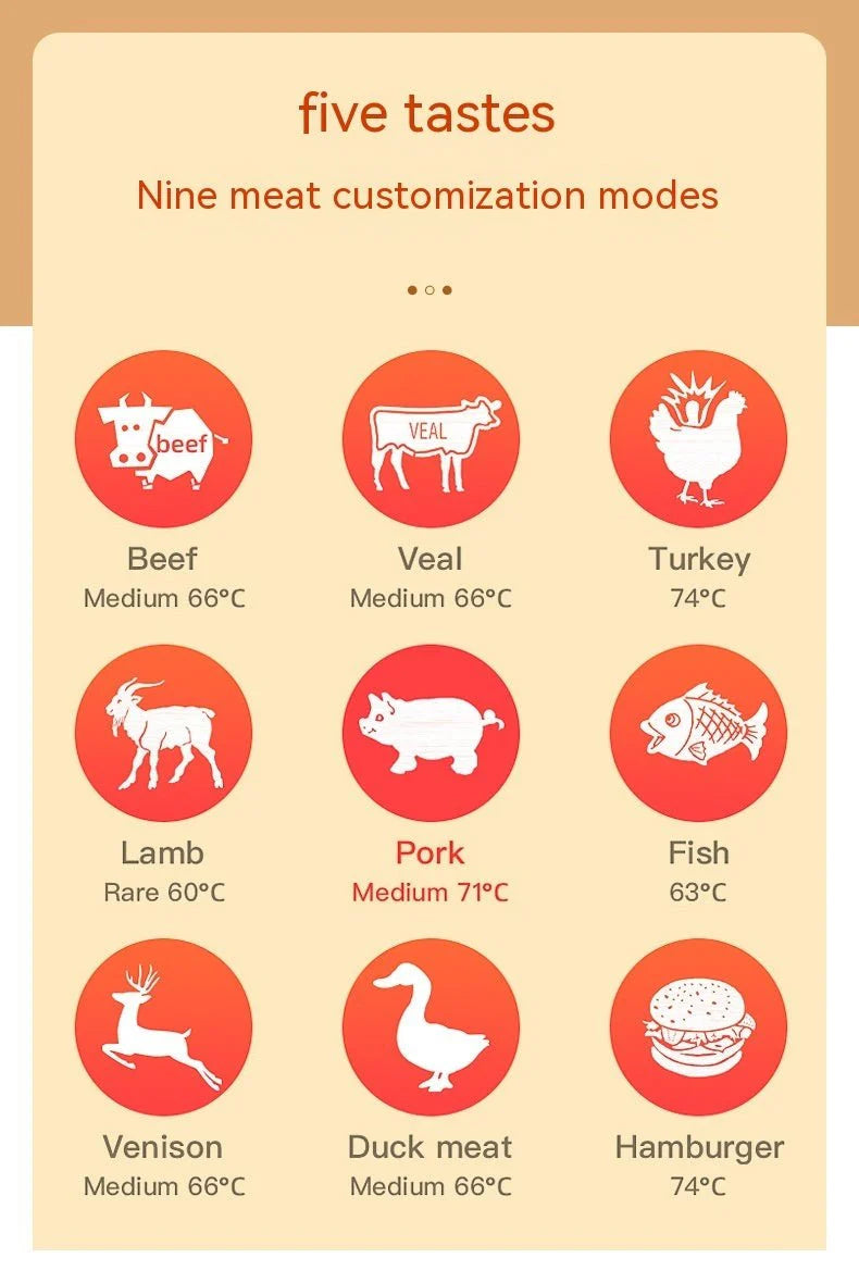 Wireless Kitchen Oven Thermometer